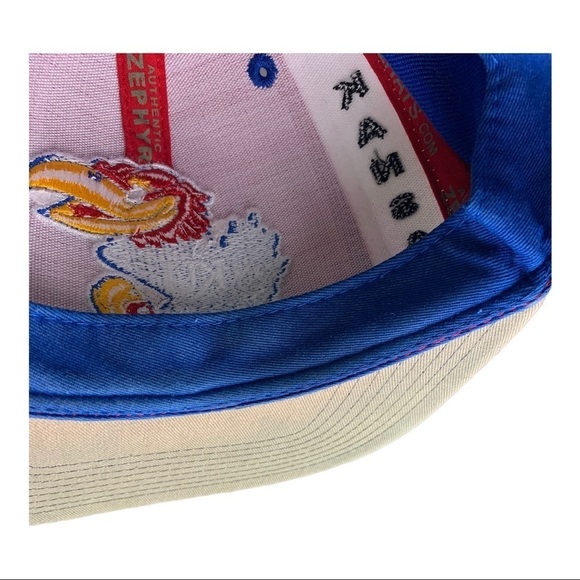 Kansas University Jayhawks  Zephyr Snapback Wool Blend Hat - Picture 12 of 12